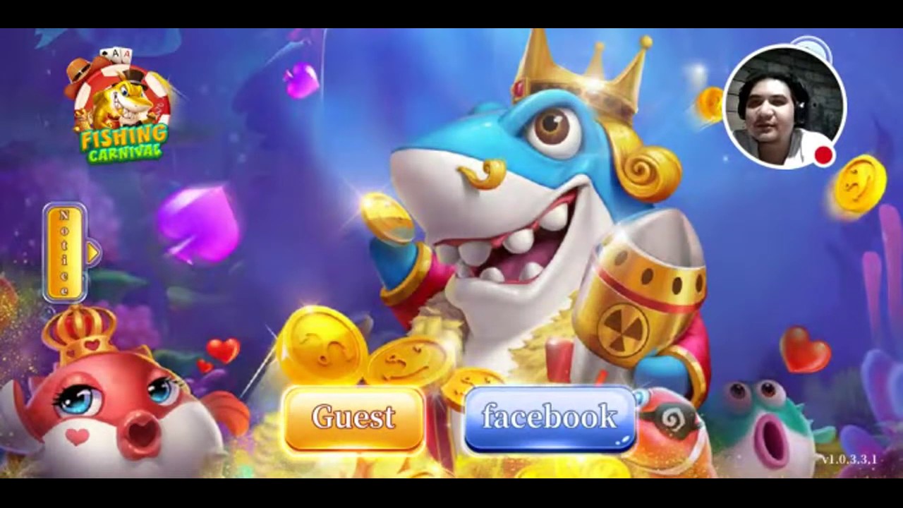 หน้าจอเกมยิงปลาใต้น้ำพร้อมเป้าหมายและเอฟเฟกต์การยิง