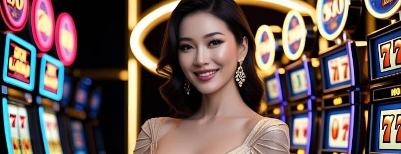 สัญลักษณ์ไวลด์และฟรีสปินบนหน้าจอเกมสล็อต